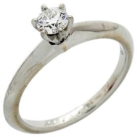 Tiffany & Co. Solitärring aus Platin 950