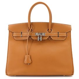 Hermès Borsa Hermes Birkin 35 Barenia Natural