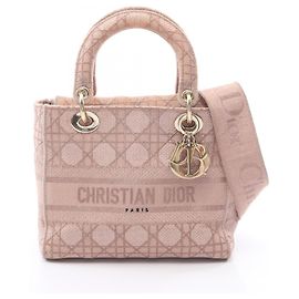 Christian Dior Dior LADY D-LITE Medium Cannage Borsa a mano 2-Way