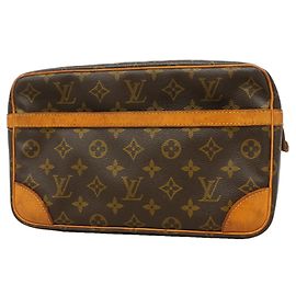 Louis Vuitton Monogram Compiegne 28 Clutch Tasche