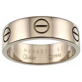 Cartier Love Ring in Weißgold