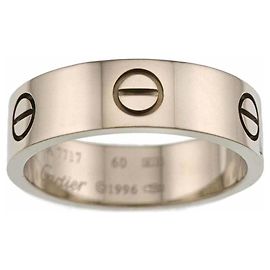 Anello Cartier Love in oro bianco 18K