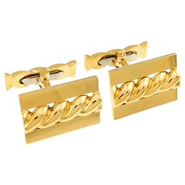Van Cleef & Arpels Manschettenknöpfe aus 18K Gelbgold