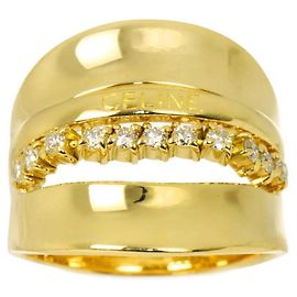 Céline Anello Celine 1 in oro giallo 18K con diamante
