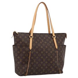 LOUIS VUITTON Monogram Totally GM Schultertasche M56690 LV Auth am12512SAV