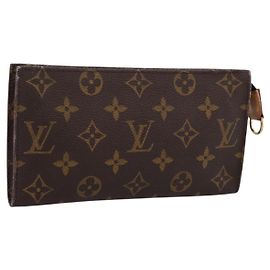 LOUIS VUITTON Monogram Bucket GM Accessory Pouch LV Auth bs36979