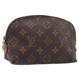 LOUIS VUITTON Monogram Pochette Cosmetic PM Pouch M43998 LV Auth hk4090