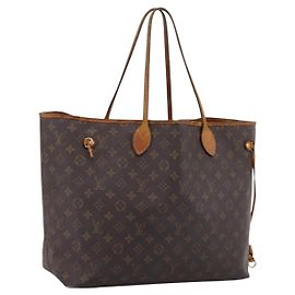 LOUIS VUITTON Monogram Neverfull GM Tote Bag M40157 LV Auth 202247