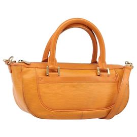 LOUIS VUITTON Epi Danura PM Tasche 2way Orange Mandarin M5891H LV Auth 199900A