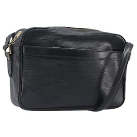 LOUIS VUITTON Epi Trocadero 23 Shoulder Bag Black M52302 LV Auth 197664A