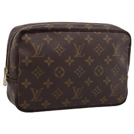 LOUIS VUITTON Monogram Trousse Toilette 23 Clutch Bag M47524 LV Auth am12551V