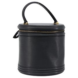 LOUIS VUITTON Epi Cannes Handtasche Schwarz M48032 LV Auth hk4006