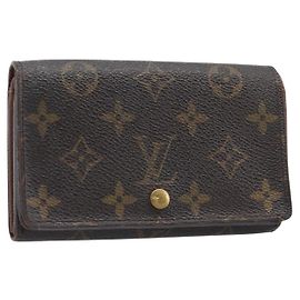 LOUIS VUITTON Monogram Portefeuille Tresol Wallet M61736 LV Auth bs36803