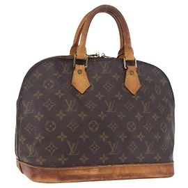 LOUIS VUITTON Monogram Alma Hand Bag M51130 LV Auth 198938