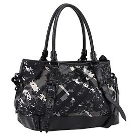 Borsa Tote BURBERRY Nylon 2way Black Auth bs36829A