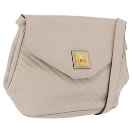 Céline Borsa a tracolla CELINE in pelle beige tono oro Auth 202258A
