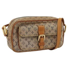 LOUIS VUITTON Monogram Mini Juliet MM Shoulder Bag Blue M92004 LV Auth 199822