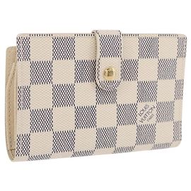 LOUIS VUITTON Damier Azur Portefeuille Viennois Wallet N61676 LV Auth 202105V