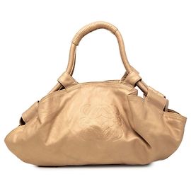 Borsa Hobo Aire in nappa metallizzata oro LOEWE