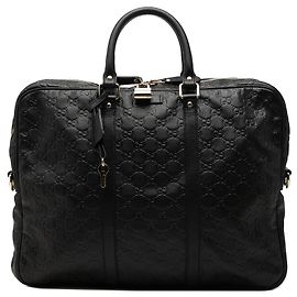 Borsa Business Gucci Guccissima Nera