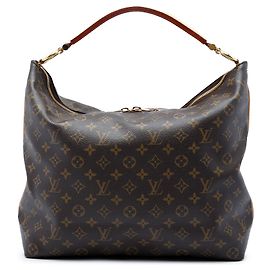 Borsa a tracolla Louis Vuitton Monogram Graceful MM Marrone