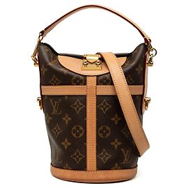 Borsa a secchiello Duffle Louis Vuitton Monogram Marrone
