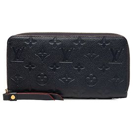 Portafoglio lungo Zippy Louis Vuitton Monogram Empreinte blu