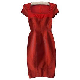 Autre Marque Vestido Cocoon Nerve L Leroux Rojo