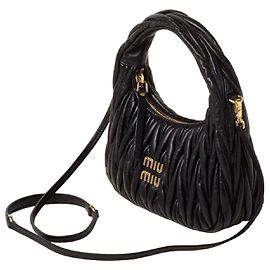 Bolso hobo Miu Miu Wander de piel Matelassé