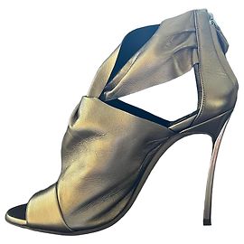 Casadei Stivaletti in pelle metallizzata