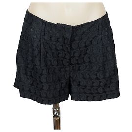 Shorts neri in pizzo Diane von Furstenberg