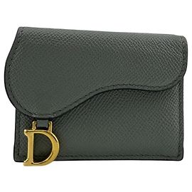 Cartera compacta Christian Dior Dior Saddle Lotus