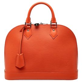 Bolso Satchel Louis Vuitton Epi Alma PM Naranja