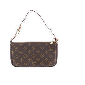 Louis Vuitton Pochette Accessoire Monogram Handbag in Brown M51980