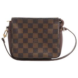 Borsa Louis Vuitton Truth Makeup Damier Ebene in marrone N51982