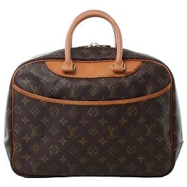 Borsa a mano Louis Vuitton Deauville Monogram Canvas in marrone M47270