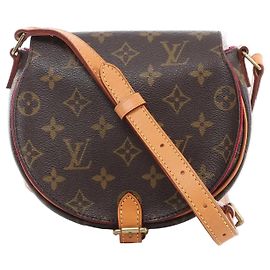 Borsa a tracolla Louis Vuitton Tanblan Monogram Canvas in marrone M51179