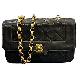 1989 Chanel Mini Quilted Lambskin Single Flap Bag