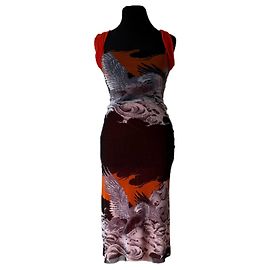 Jean Paul Gaultier Mesh-Set Hokusai Wave & Eagle Tattoo