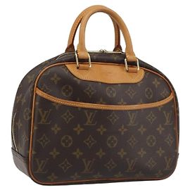 LOUIS VUITTON Monogram Trouville Hand Bag M42228 LV