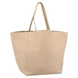 Céline CELINE Tote Bag Leder Beige