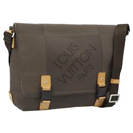 LOUIS VUITTON Damier Geant Roux Shoulder Bag Tail M93077 LV
