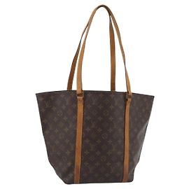 LOUIS VUITTON Monogram Sac Shopping Tote Bag M51108 LV
