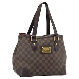 LOUIS VUITTON Damier Ebene Hampstead PM Tote Bag N51205 LV