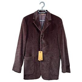 Romeo Gigli Blazer in velluto marrone