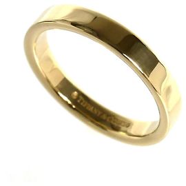 Tiffany & Co Anello Tiffany Fascia Piatta in Oro Giallo 18K