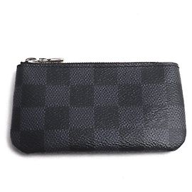 Louis Vuitton Damier Graphite Pochette Clé Coin Purse