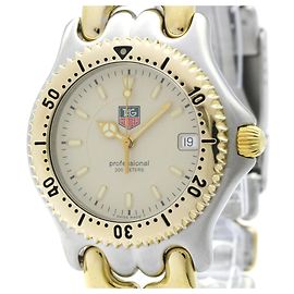 Orologio TAG Heuer Sel Professional Gold Plated Steel Mid Size Watch WG1121