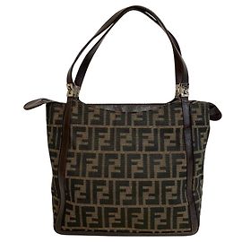 Borsa a mano Fendi Zucca in pelle