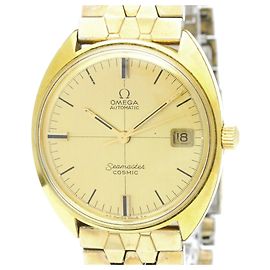 Orologio automatico Omega Seamaster Cosmic Cal 565 placcato oro
